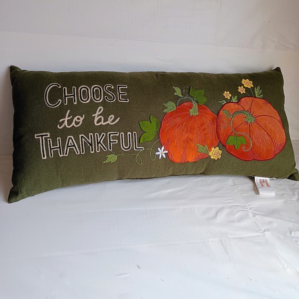 Thanksgiving Pillow Decor Pumpkin